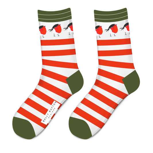Belly Button Designs Socks - Red Stripe