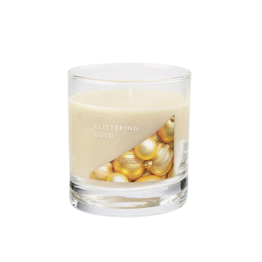 Glittering Gold Medium Candle
