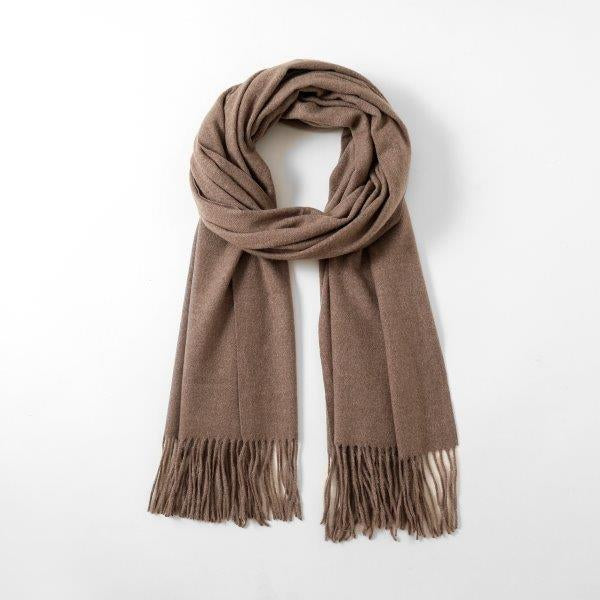 Plain Scarf - Taupe