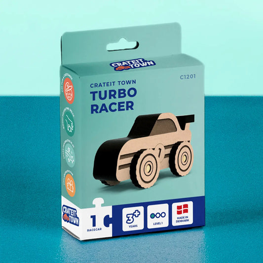 Crateit Town - Wooden Toy Kit - Turbo Racer