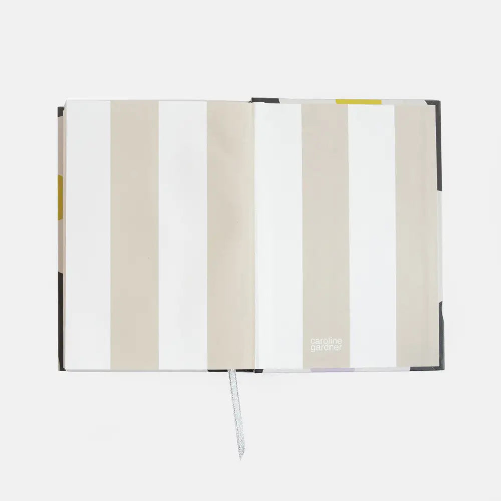 Caroline Gardner A5 Notebook - Mono Flowers