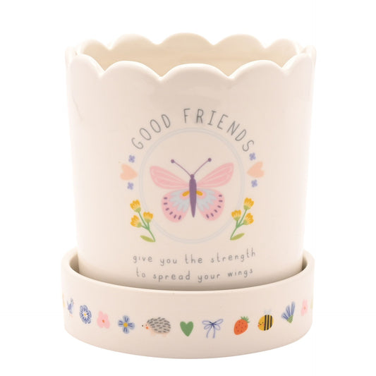 Love Life Plant Pot - Friends