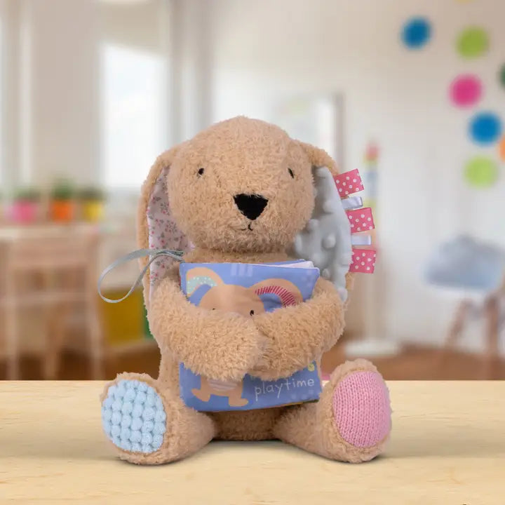 Snuggables Medium Plush Rabbit with Cloth Book