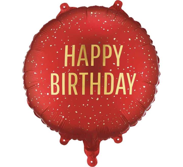 18” Balloon - PartyDeco - Happy Birthday