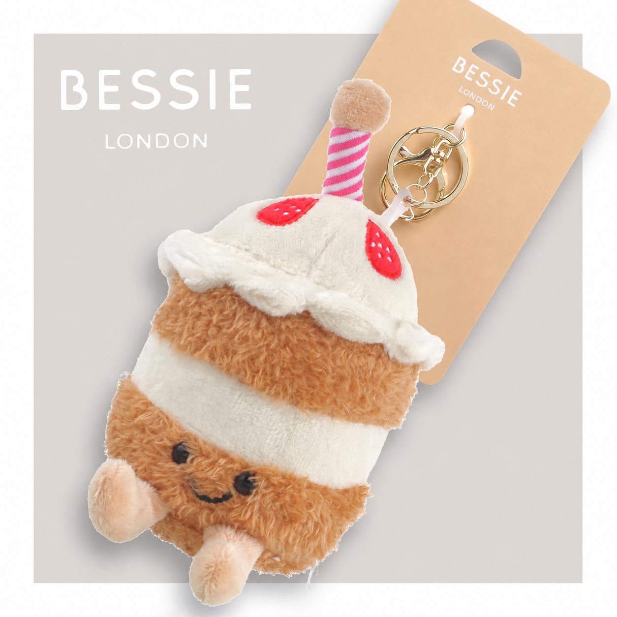 Bessie London Croissant Bag Charm
