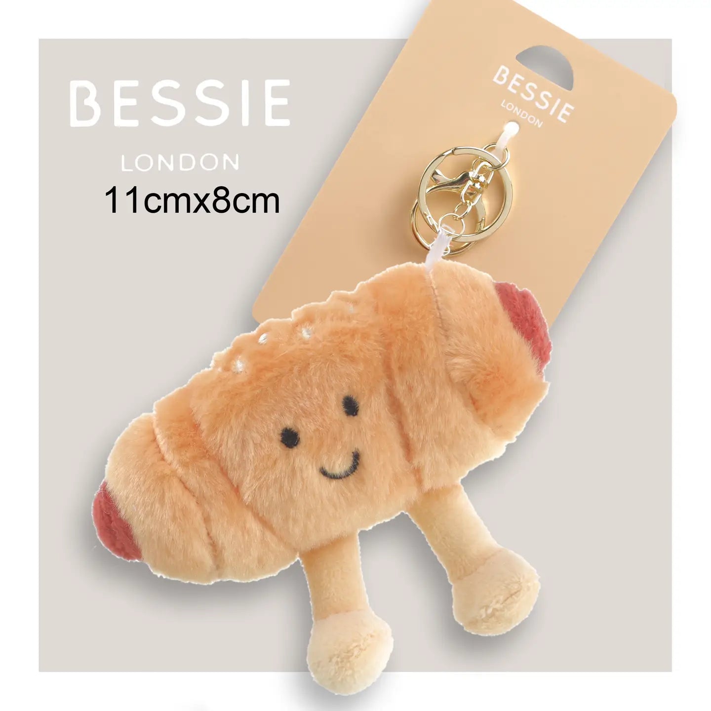 Bessie London Croissant Bag Charm