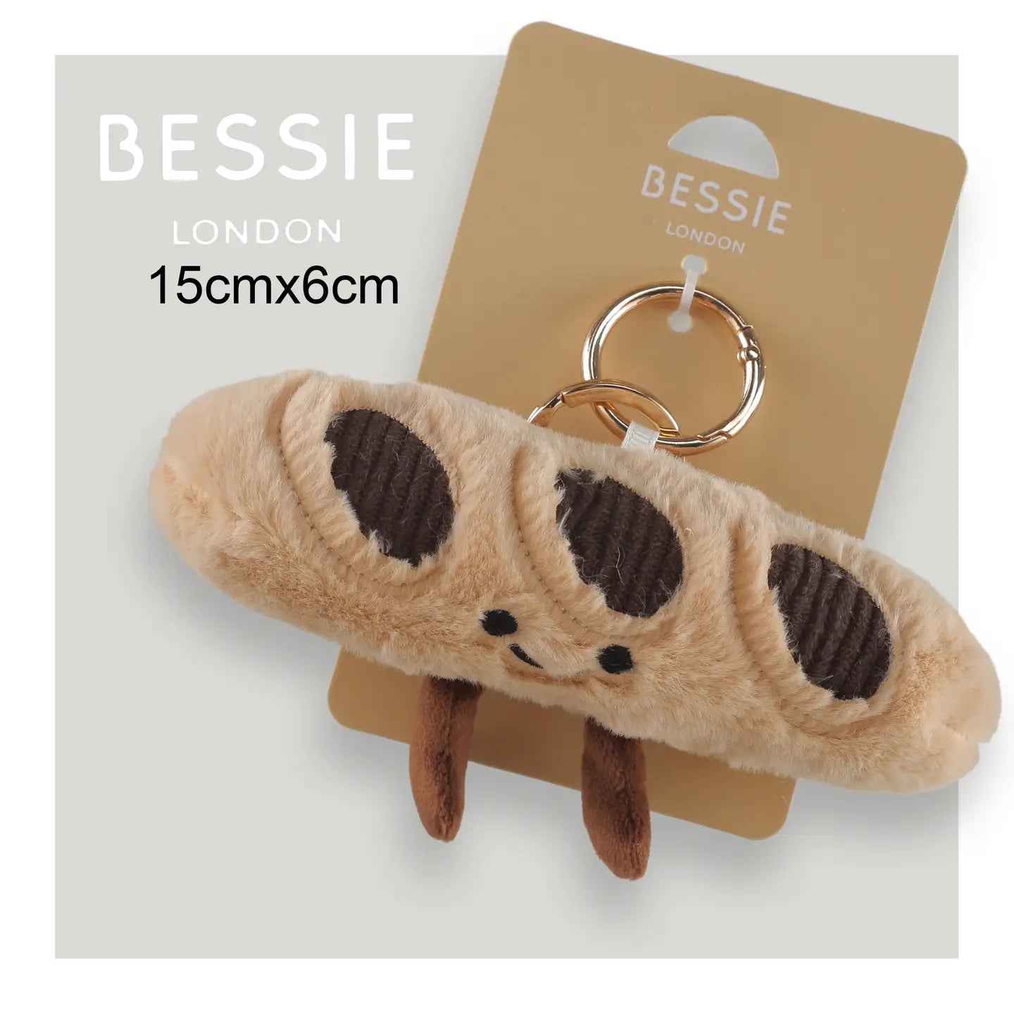 Bessie London Croissant Bag Charm