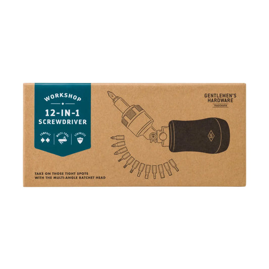 Gentlemen's Hardware 12-in-1 Screwdriver