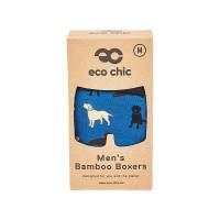 Bamboo Underpants  - Navy Labradors - Large