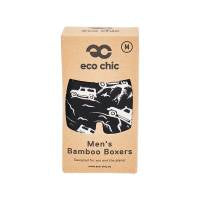 Bamboo Underpants  - Black Land Rover - Large