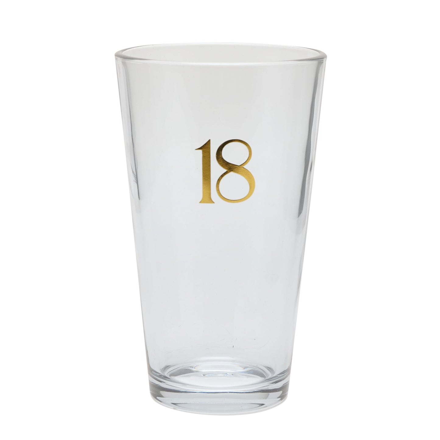 Confetti Beer Glass - 18th