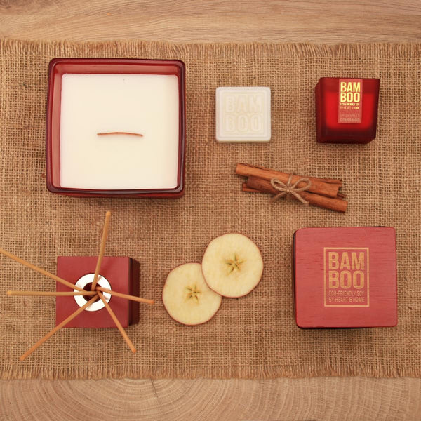 Centrepiece Jar Candle - Spiced Apple And Cinnimon