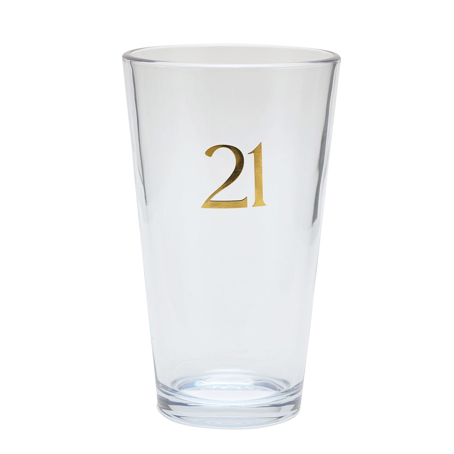 Confetti Beer Glass - 21st