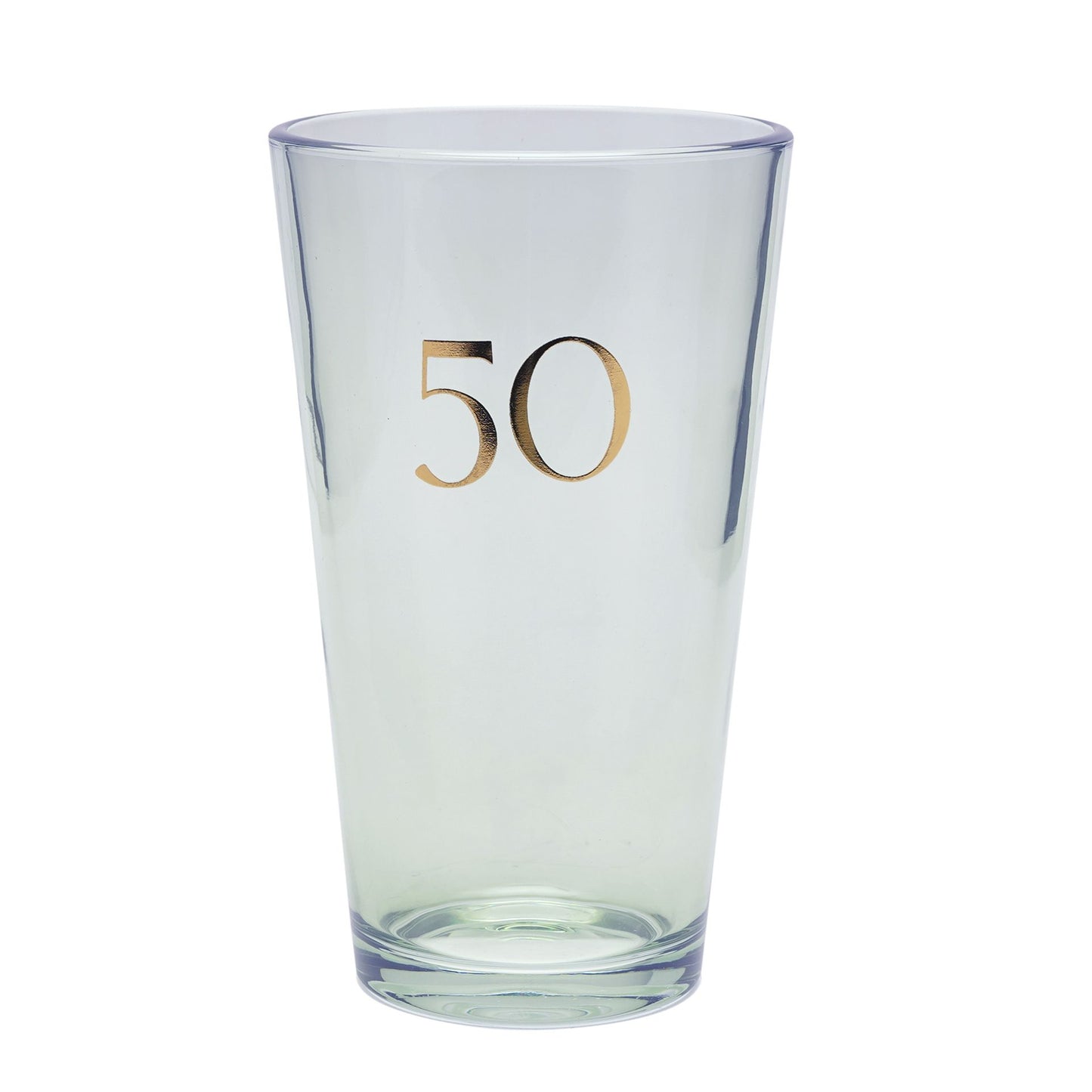 Confetti Beer Glass - 50th