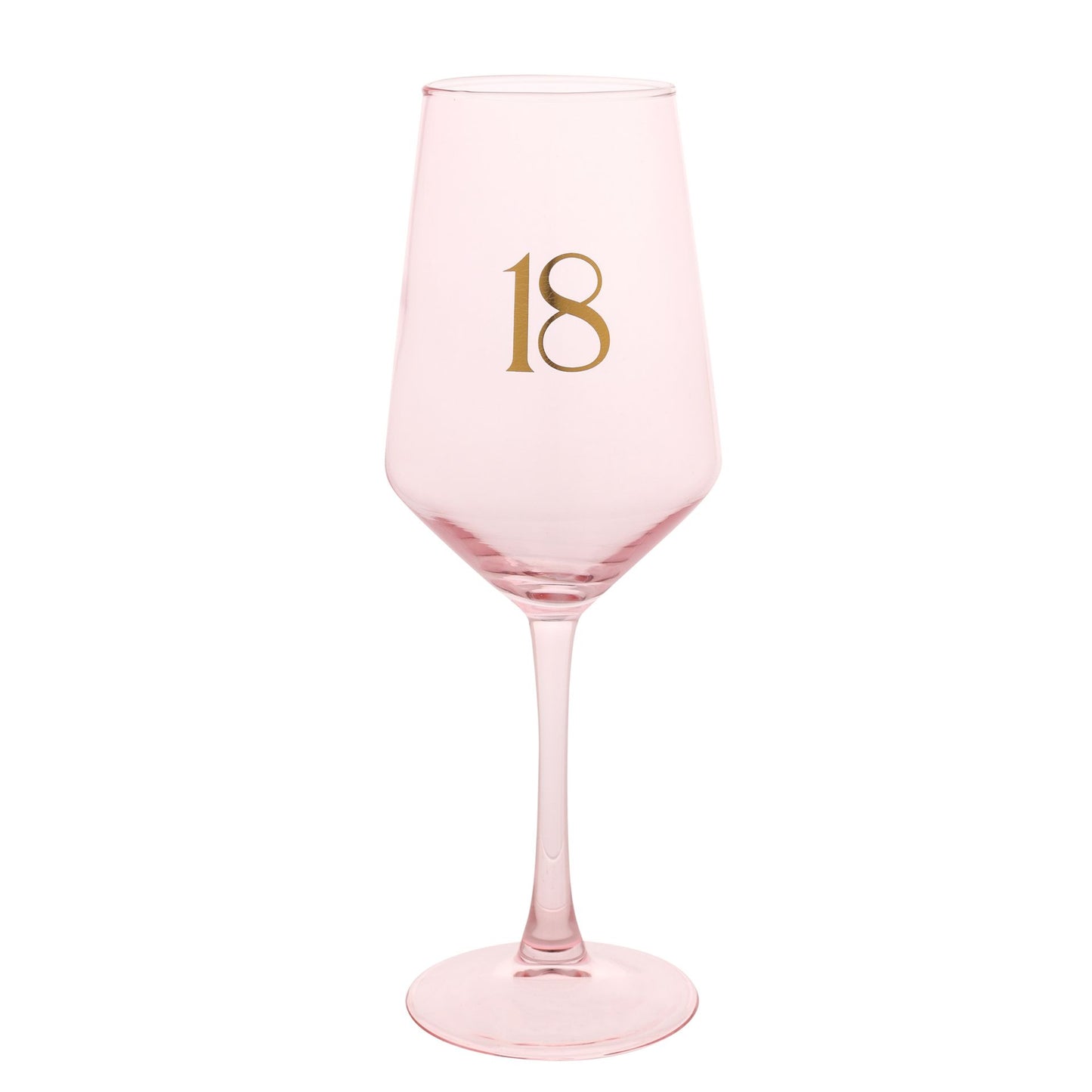 Confetti Wine Glass - 18th