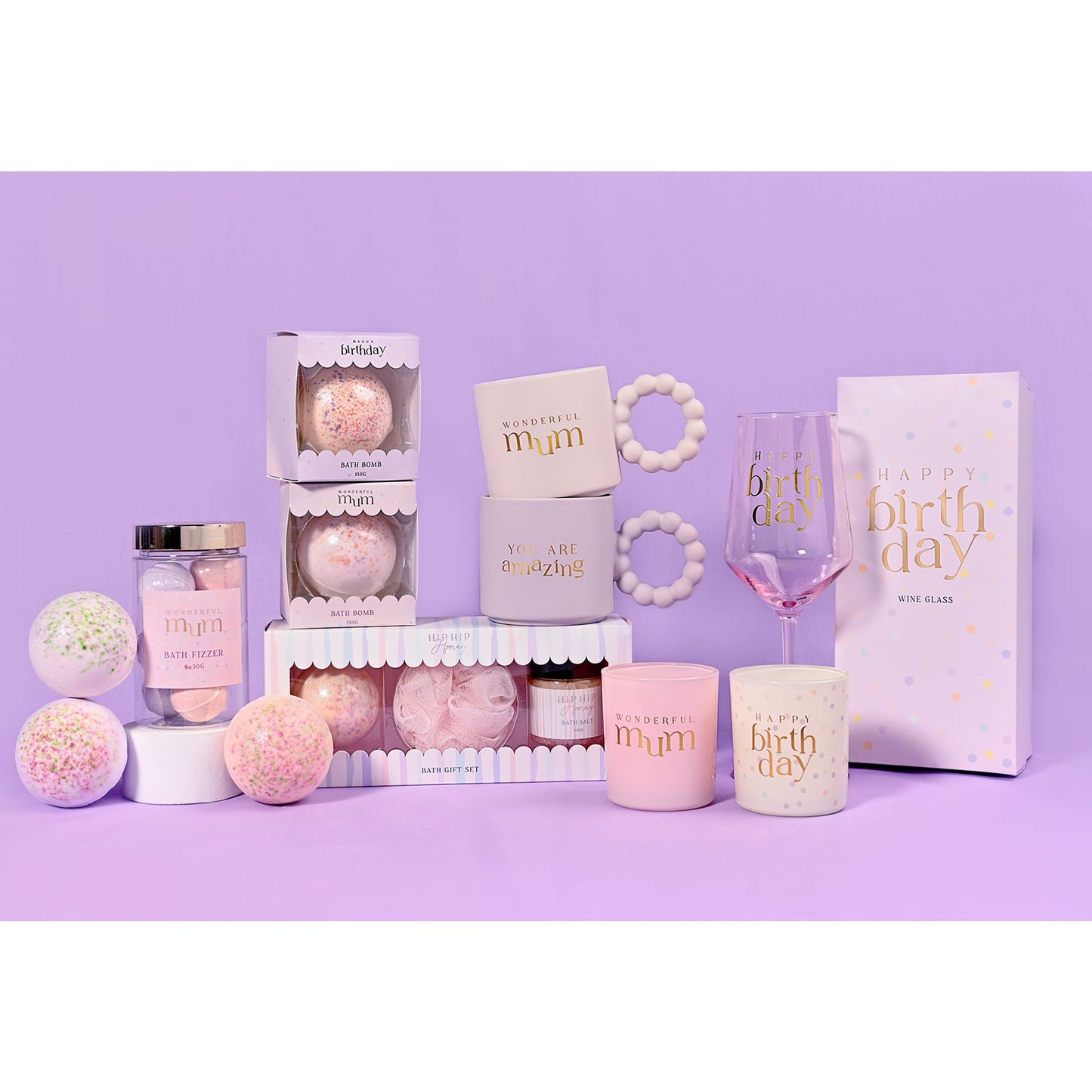 Confetti Candle - Happy Birthday