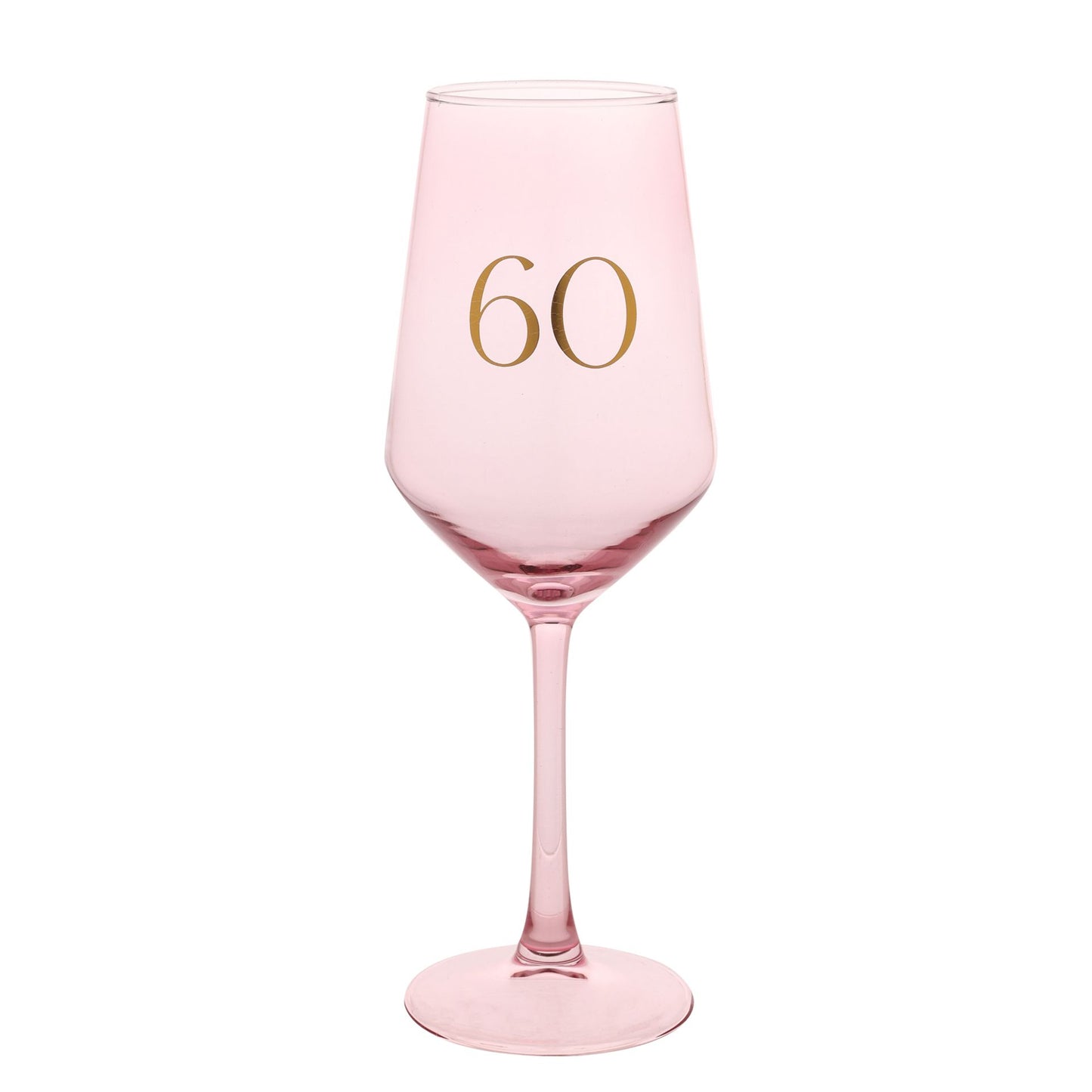 Confetti Wine Glass - 60th