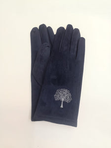 Gloves - Tree Of Life - Navy