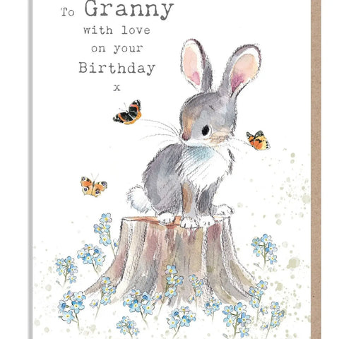 Granny Birthday - To Granny with Love On Your Birthday
