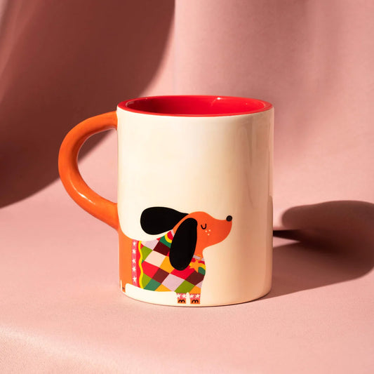Dog Mug with 3D Handle
