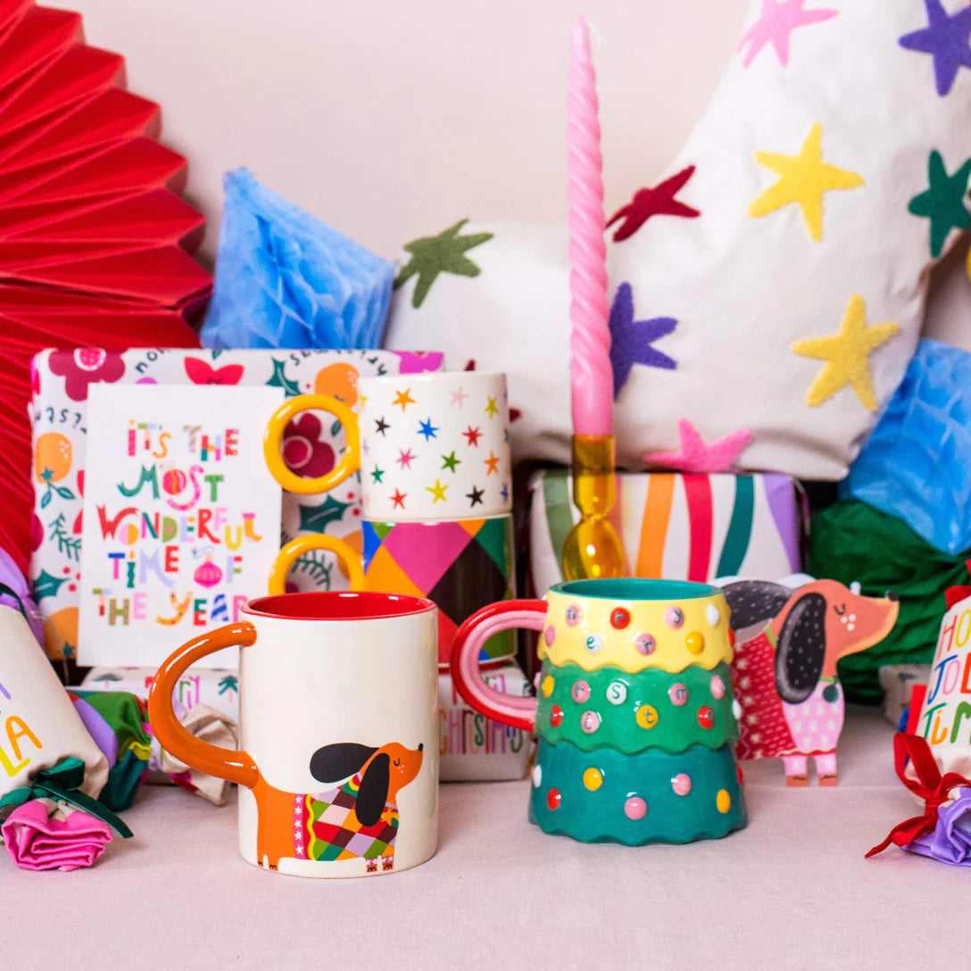 Dog Mug with 3D Handle