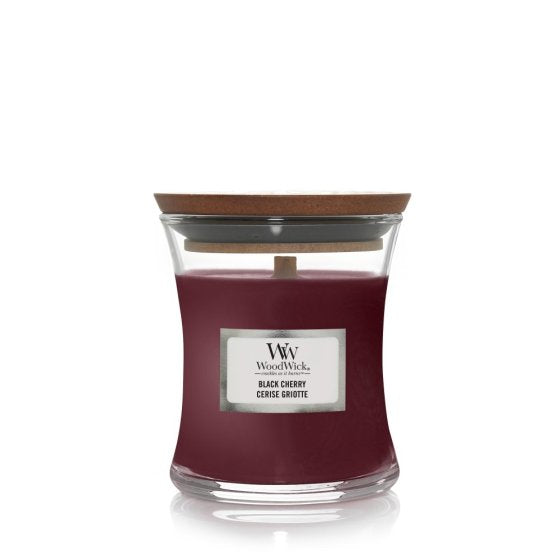 Woodwick Mini Hourglass candle - Black Cherry