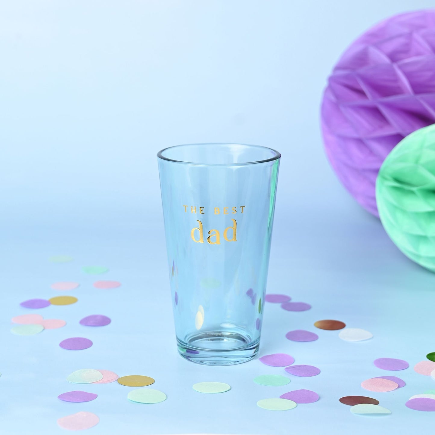 Confetti Beer Glass - The Best Dad