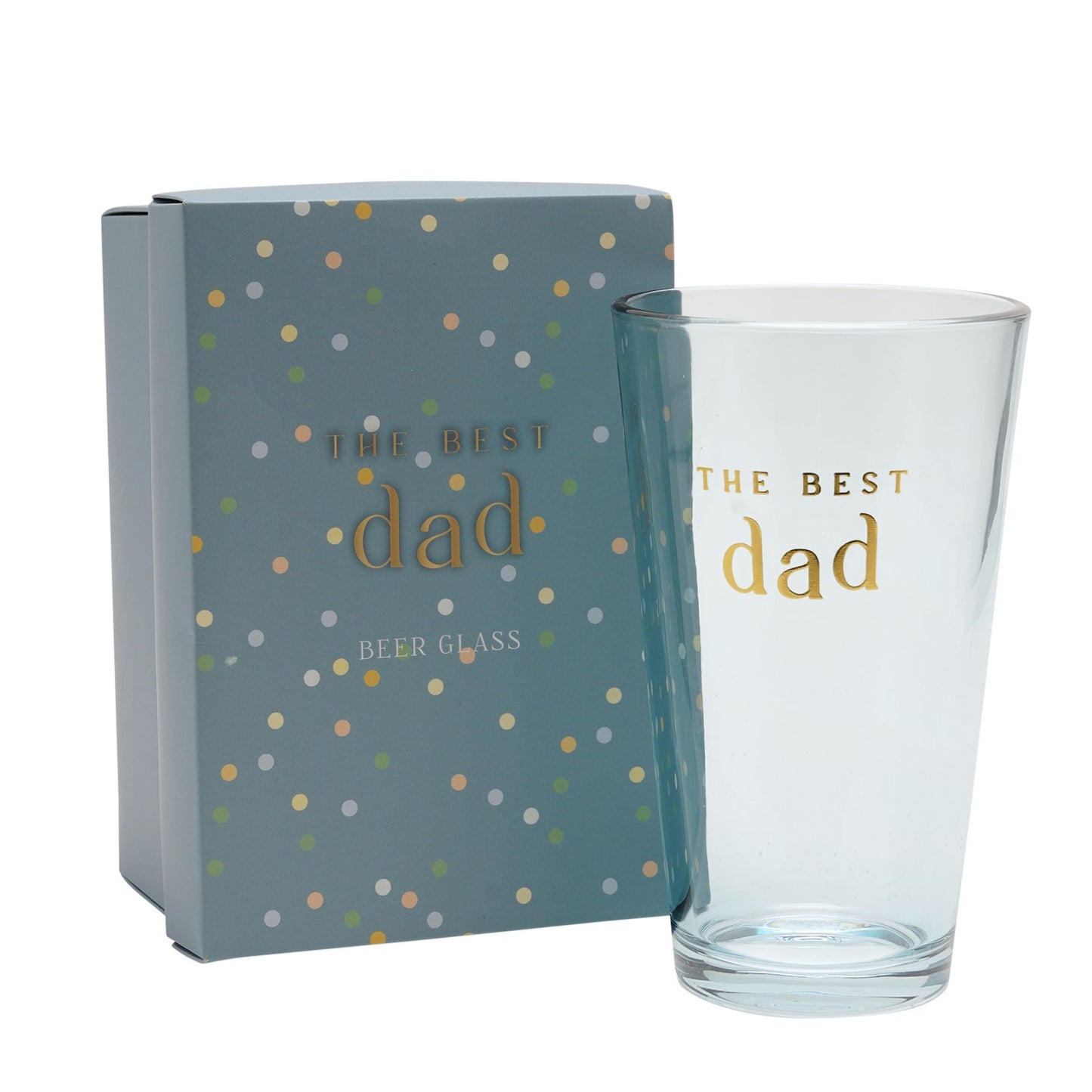Confetti Beer Glass - The Best Dad