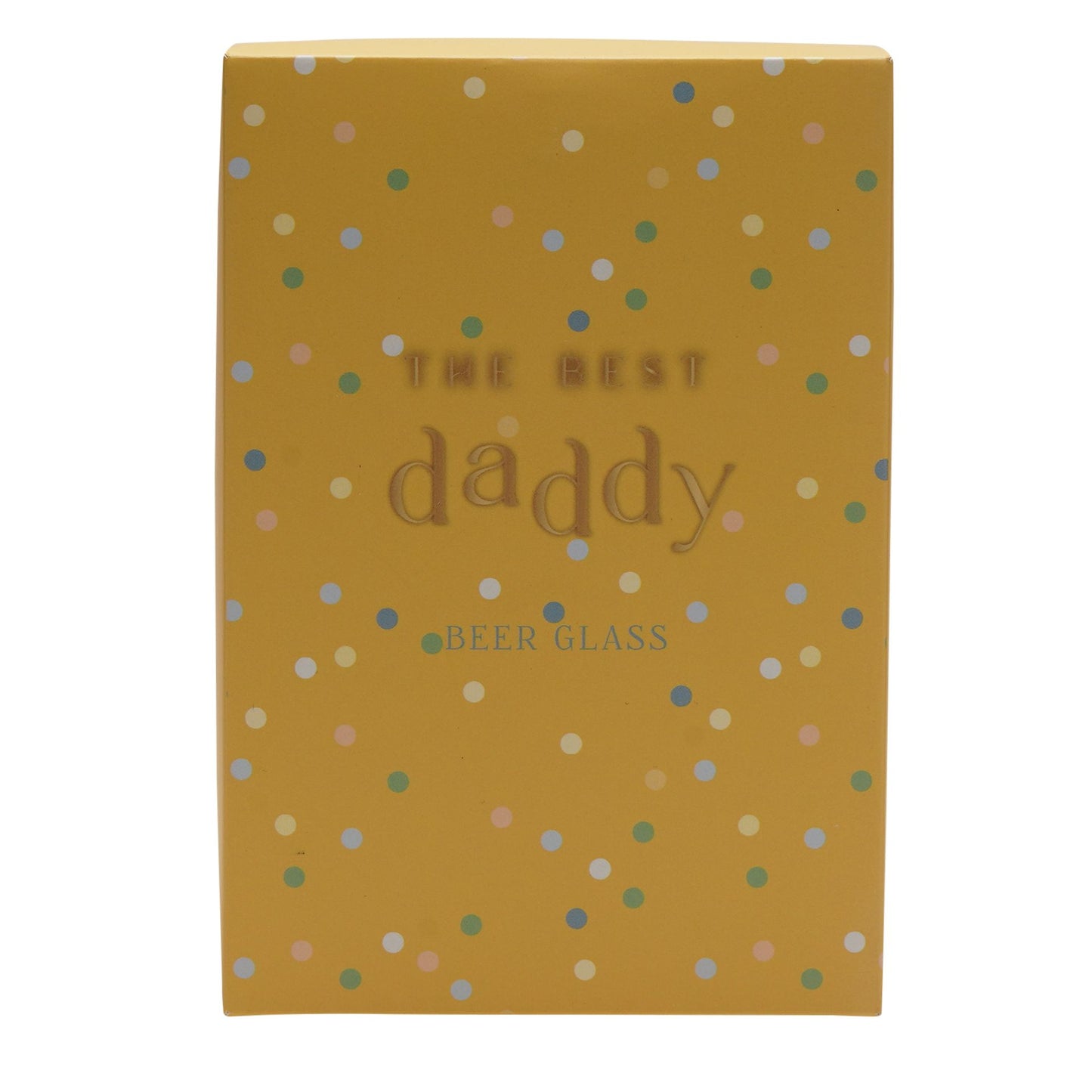 Confetti Beer Glass - The Best Daddy