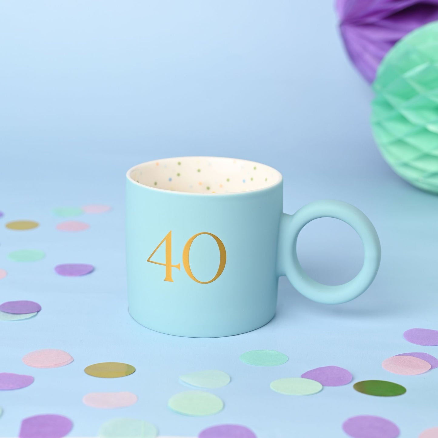 Confetti Mug - 40th