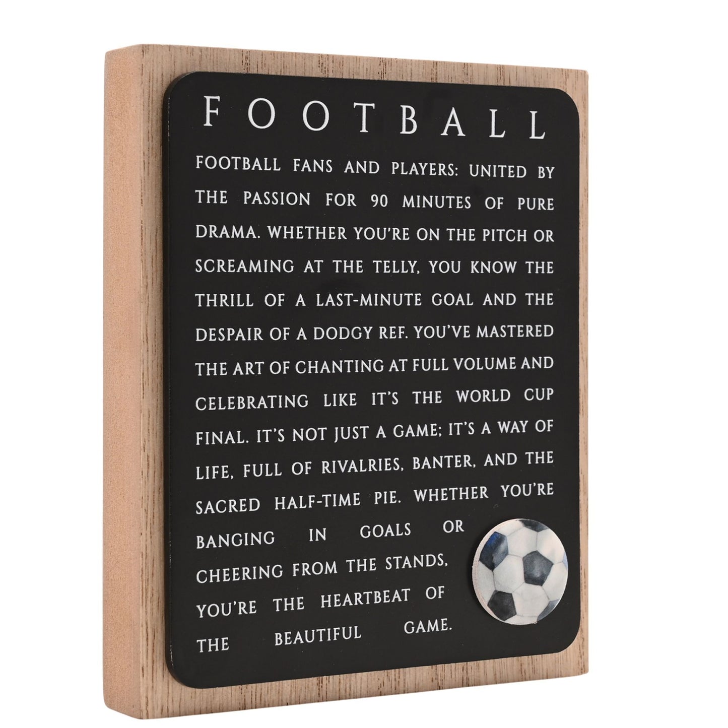 Harvey Mankin - Football Plaque