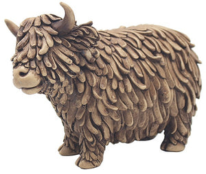 Large - Hughie Highland Cow Ornament