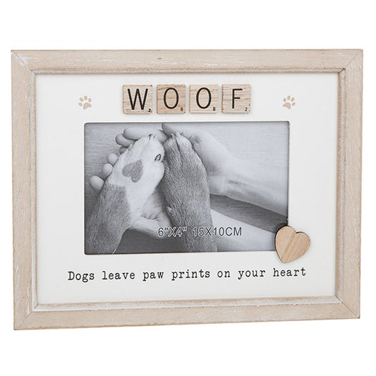 Scrabble Sentiments Frame Dog