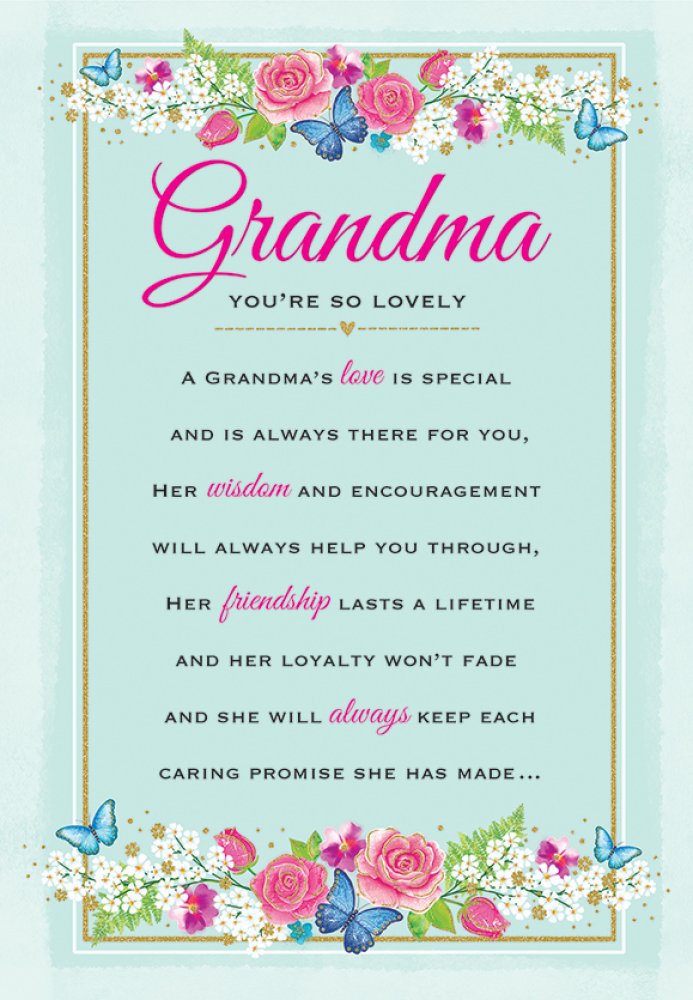 Heartfelt Wishes - Grandma