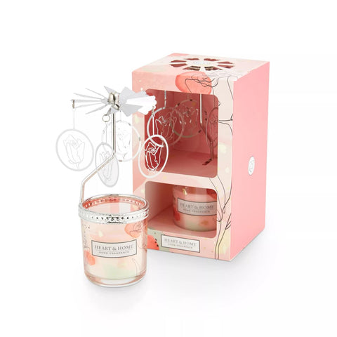 Heart & Home - Mini Candle Carousel Gift Set - With Love