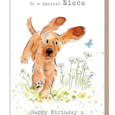 Niece Birthday - To A Special Niece - Cocker Spaniel