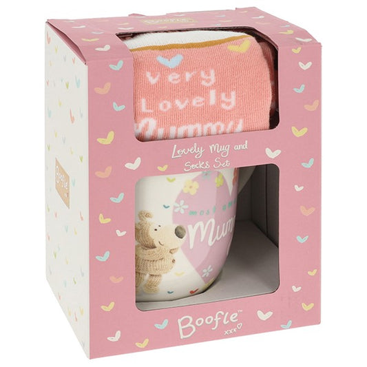 Boofle Female Mug & Sock Gift Set - Mummy