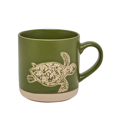 Naturecraft Turtle Ceramic Wax Resistant Mug