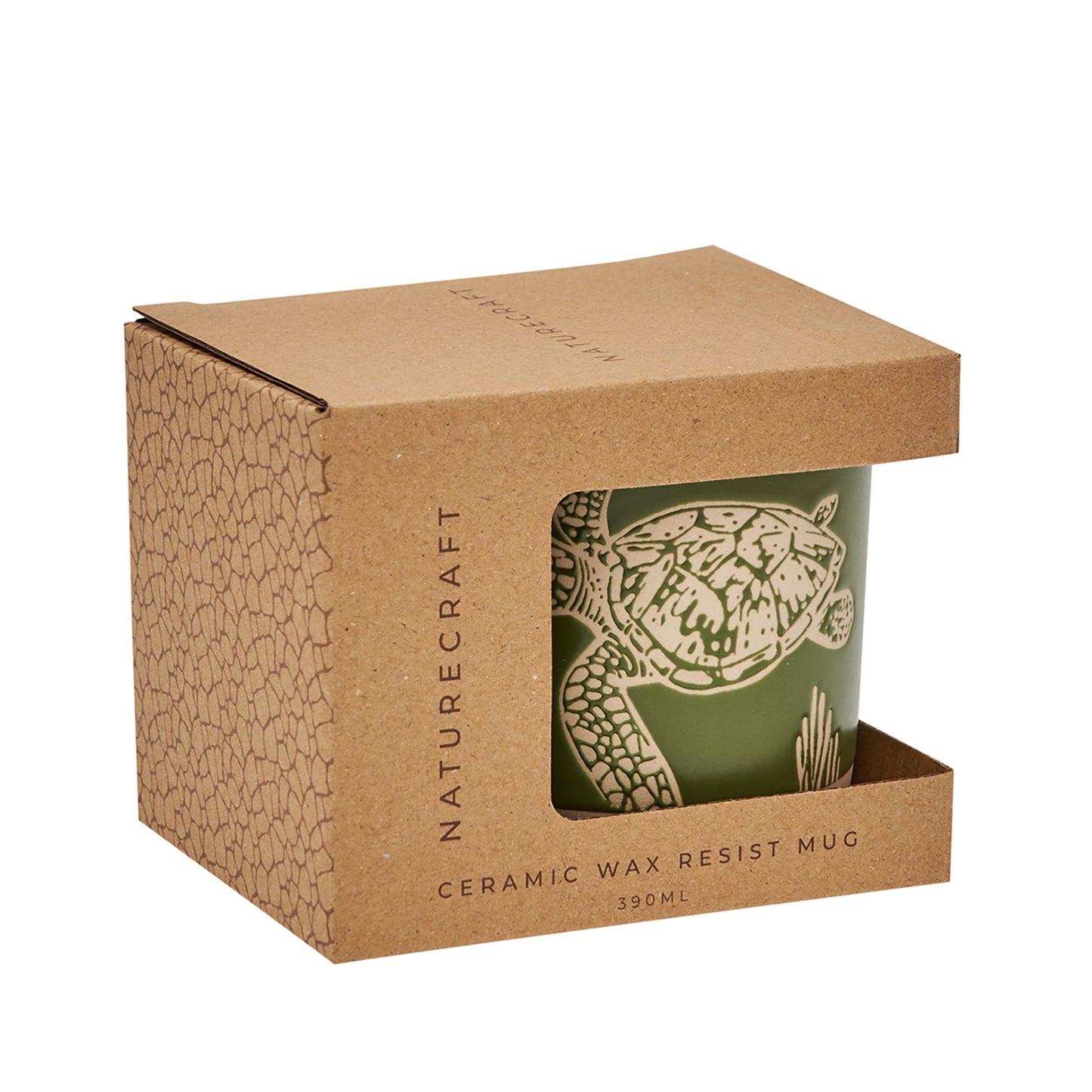 Naturecraft Turtle Ceramic Wax Resistant Mug