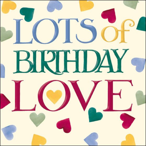 Emma Bridgewater - Birthday Love