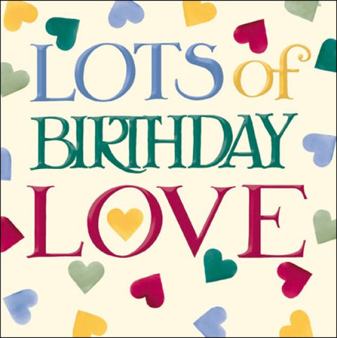 Emma Bridgewater - Birthday Love