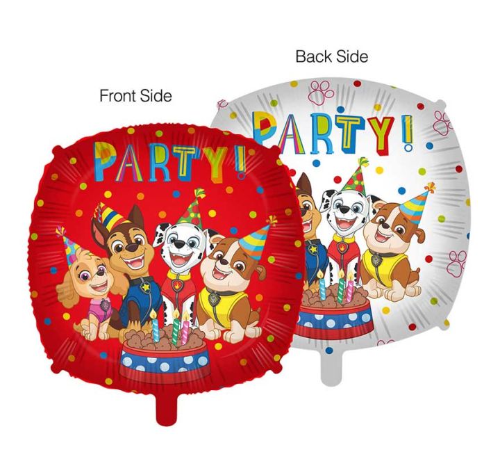 18” Licensed Balloon - Procos - Square Paw Patrol Double Sided