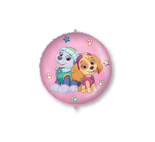 18” Licensed Balloon - Procos - Paw Patrol Circle Sky And Everest