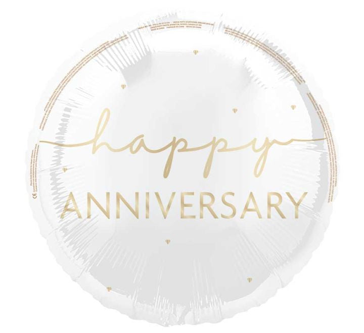 18” Balloon - Unique - Happy Anniversary