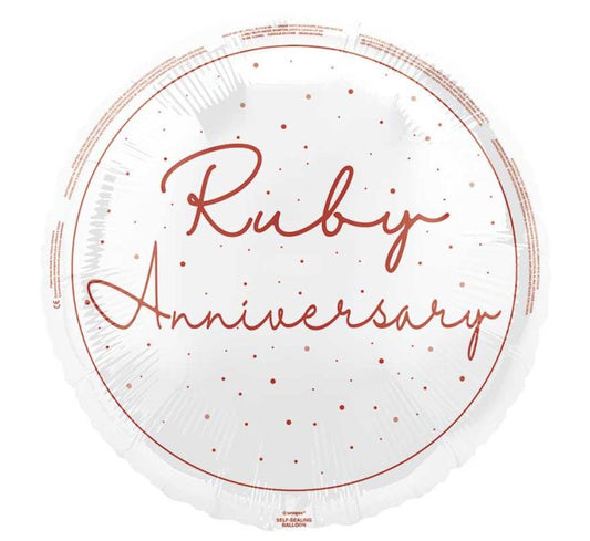 18” Balloon - Unique - 40th Anniversary