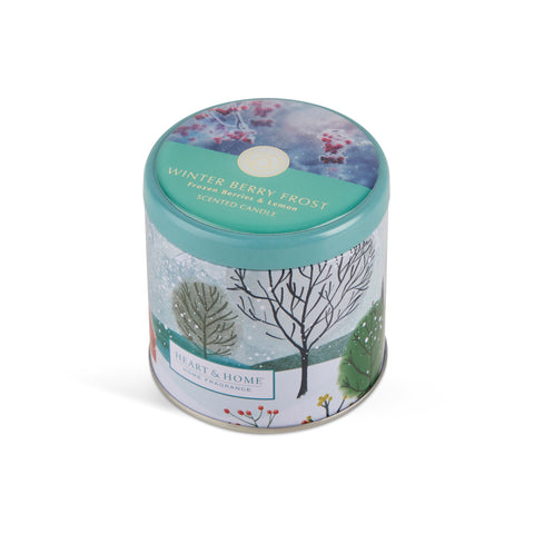 Heart & Home - Winter Berry Frost  - Tin Candle