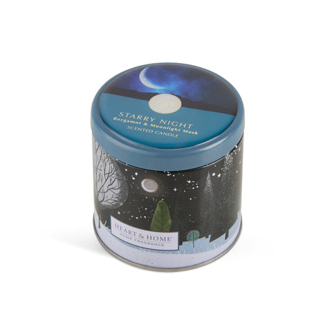 Heart & Home - Starry Night - Tin Candle