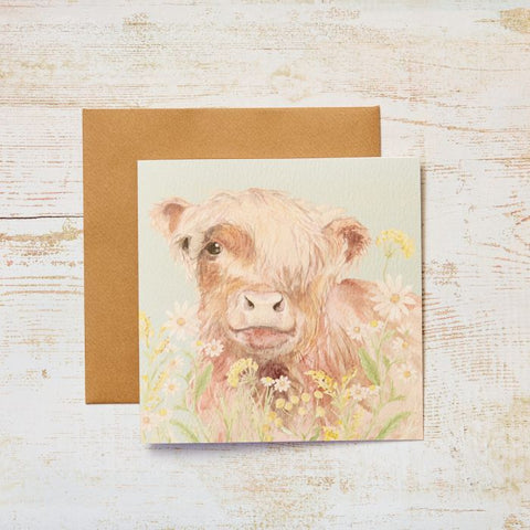 Card - Highland Cow