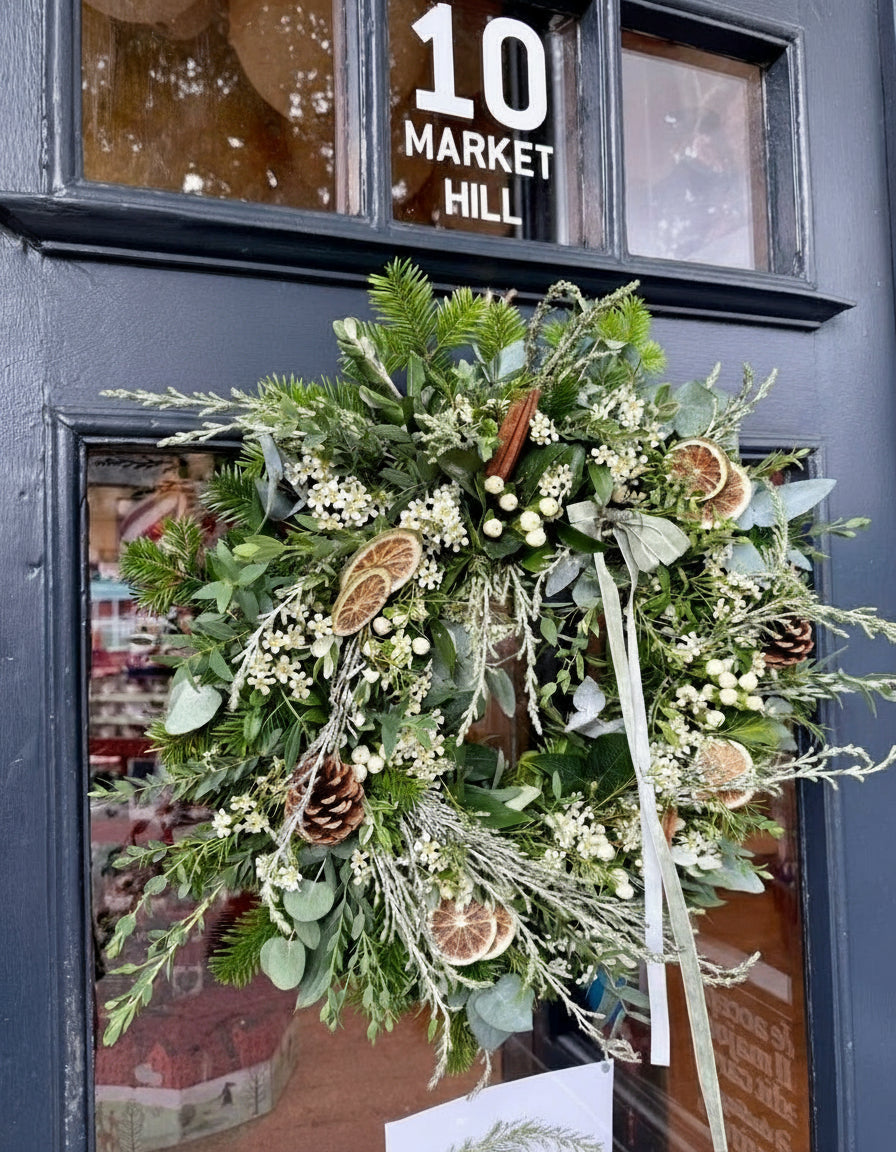 Lucky Blooms Christmas Wreath