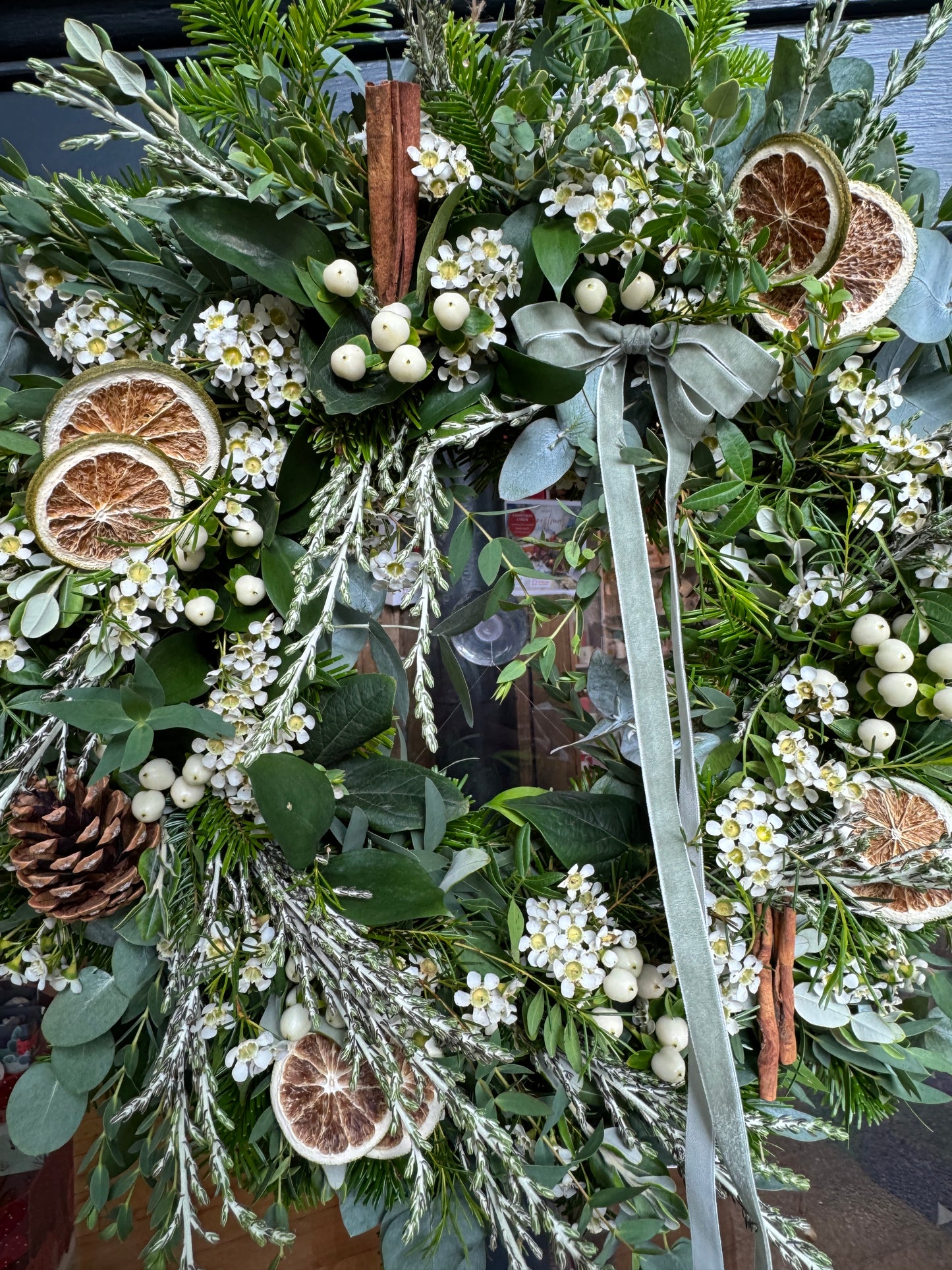 Lucky Blooms Christmas Wreath